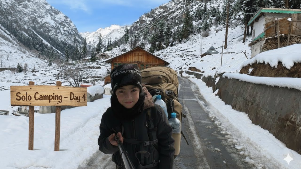 solo camping survival S1 EP 4 Saidu Sharif to mahodand lake