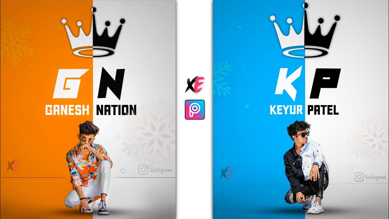 New Trending Crown King Photo Editing || Picsart Photo Editing - Xyaa Edits🔥