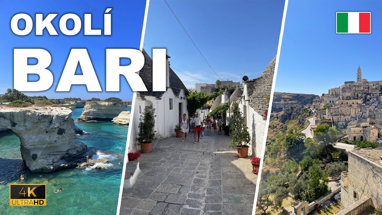 OKOL&Iacute; BARI, IT&Aacute;LIE 🇮🇹 | MOŘE & PAM&Aacute;TKY | 2023