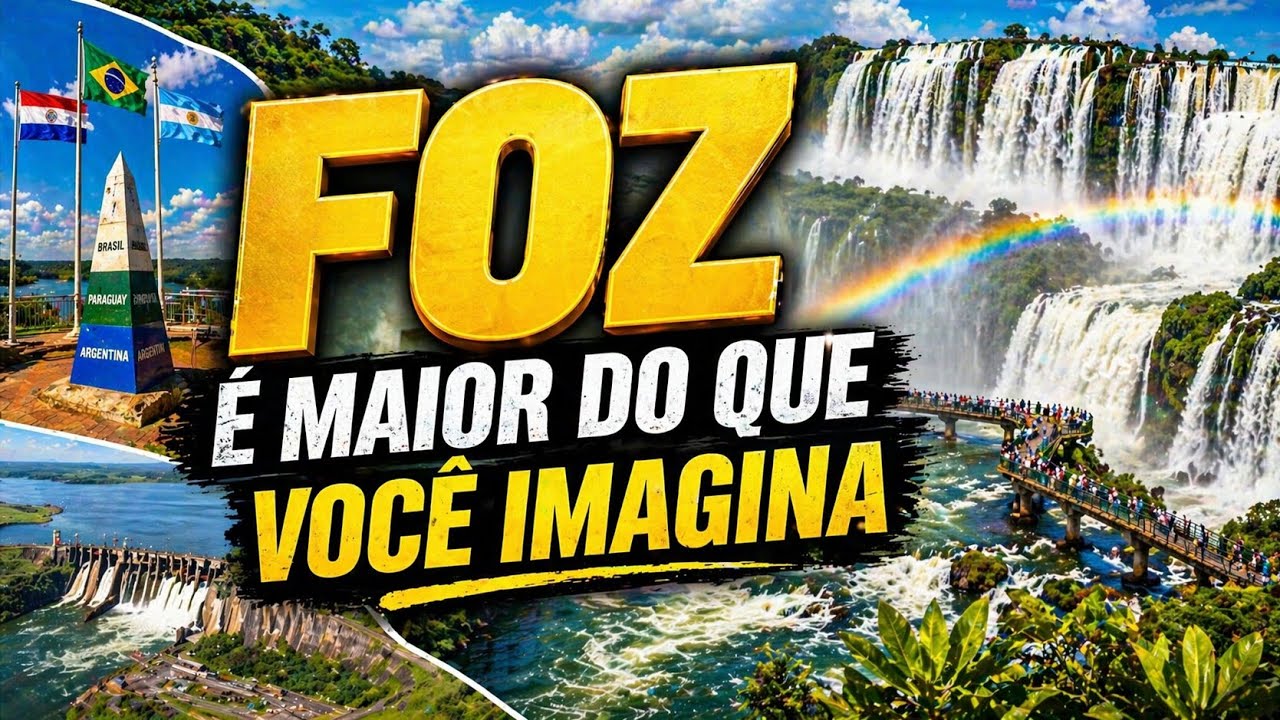 FOZ DO IGUAÇU: O Segredo da Cidade com 3 Países no Mesmo Lugar e MILHÕES de visitantes