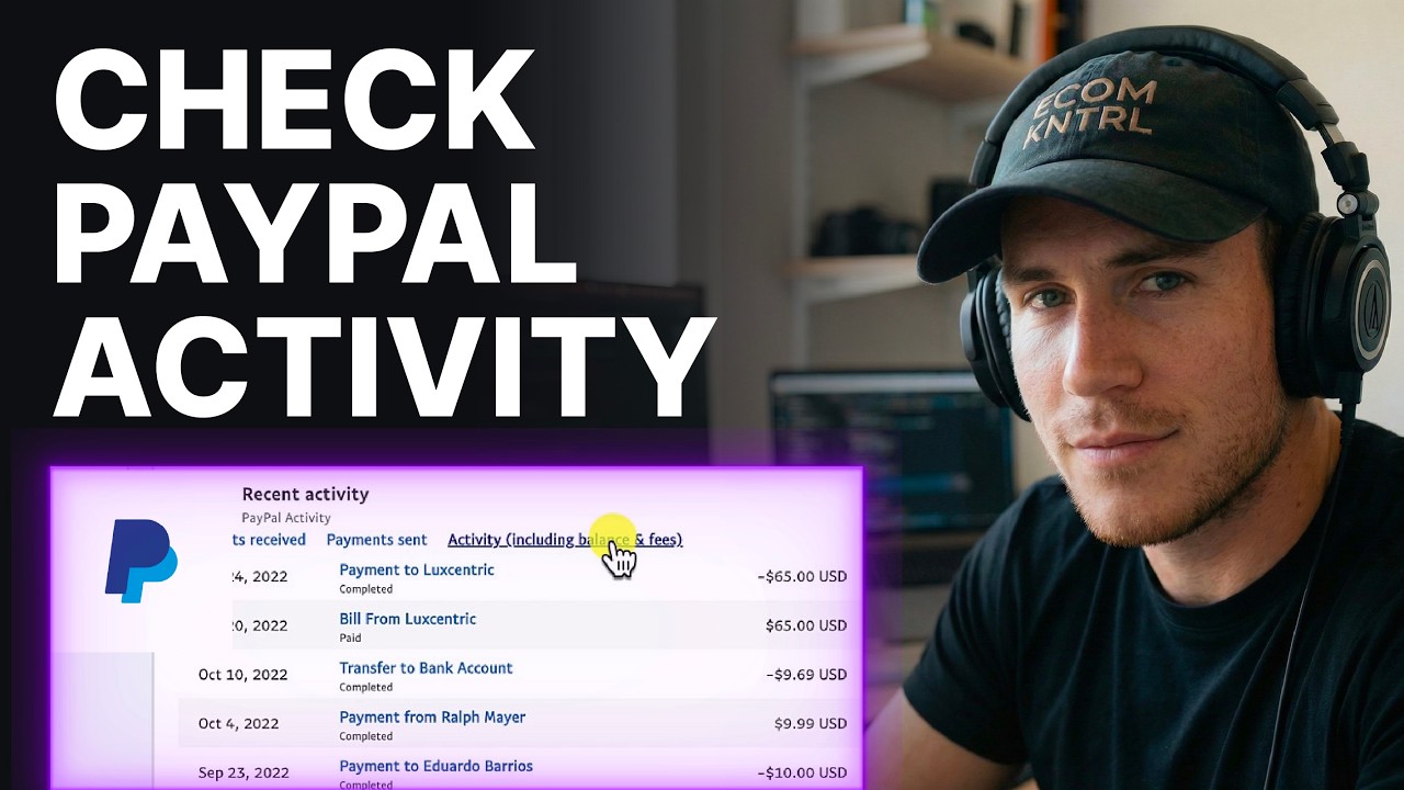 How to Check Transactions on PayPal (2026) | Step-by-Step