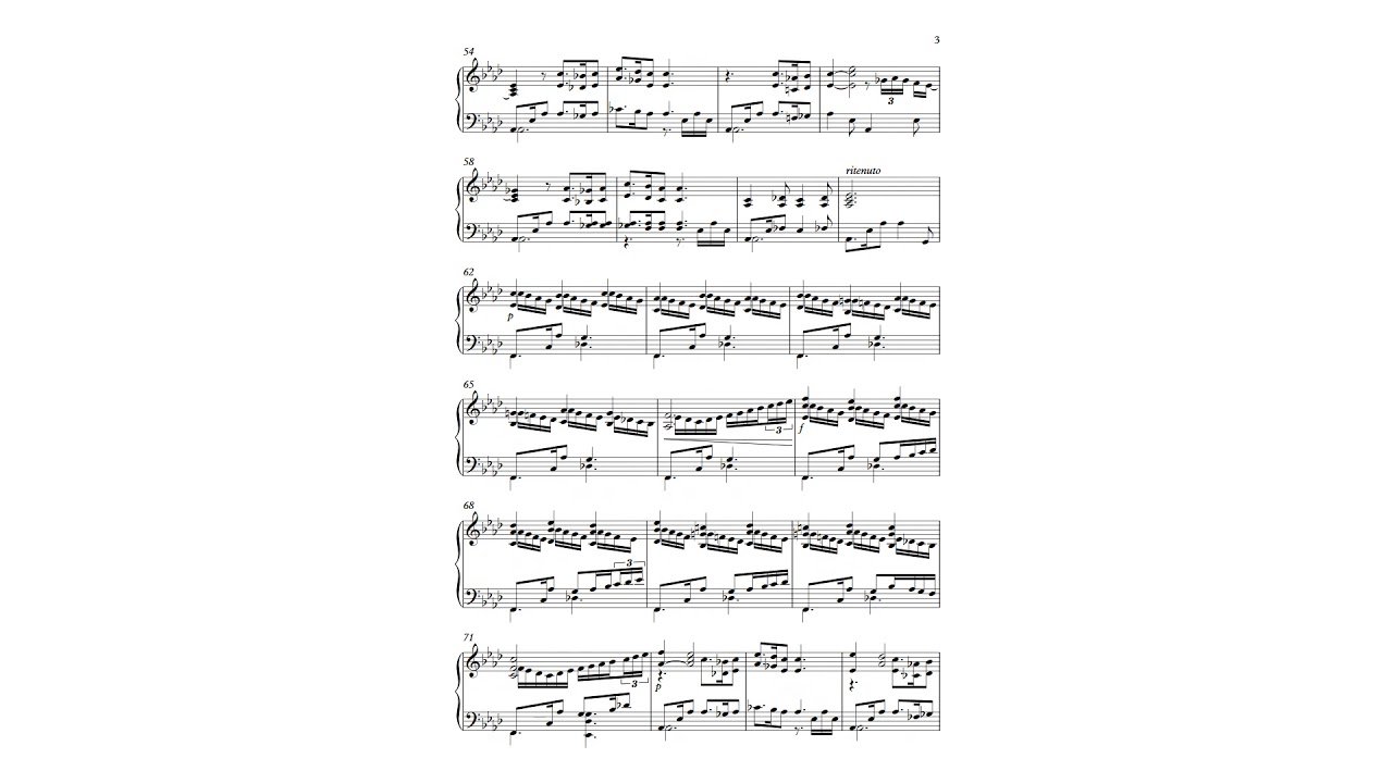 Theme in A-Flat Major - Andante Version