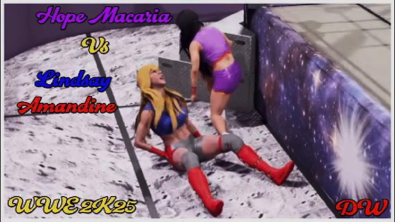 WWE 2K25 Hope Macaria Vs Lindsay Amandine - WWS-TKOA Match 