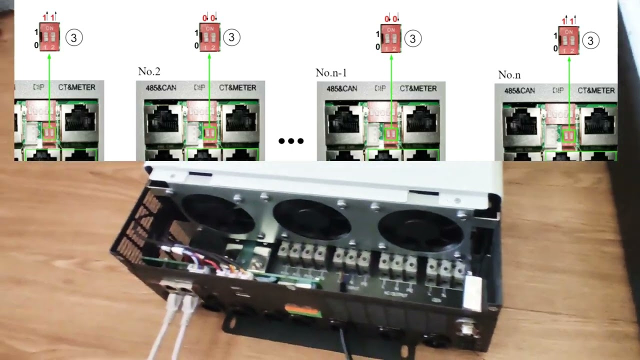 HD CHI TIẾT ĐẤU NỐI SONG SONG INVERTER HYBRID LUXPOWER SNA5000 HỆ 1 PHA