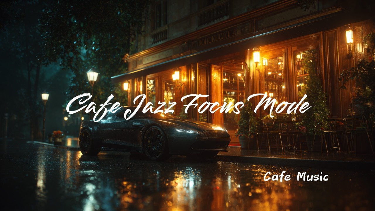 Cafe Jazz Focus Mode – Smooth Evening Background Music
