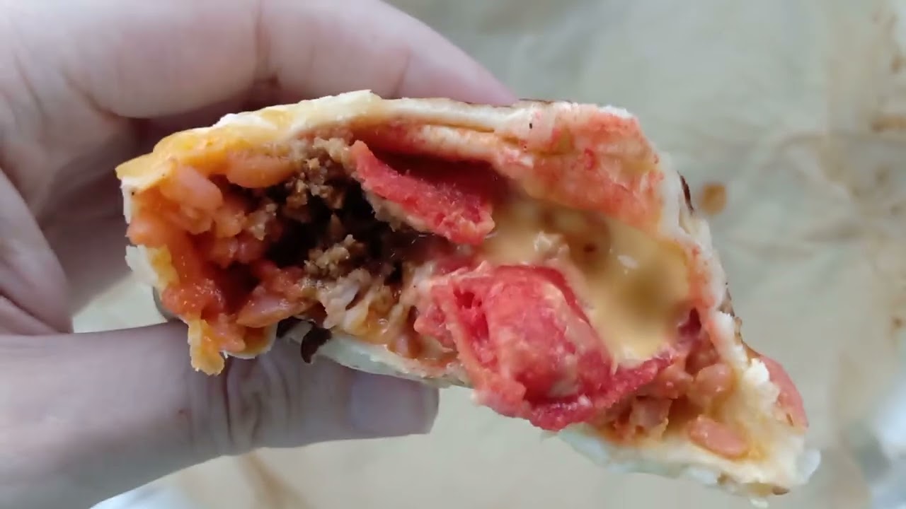 Taco Bell’s Flamin’ Hot Grilled Cheese Burrito
