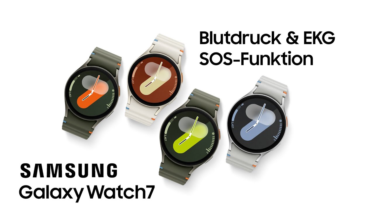 Samsung Galaxy Watch 7 - Blutdruck& EKG, SOS-Funktion