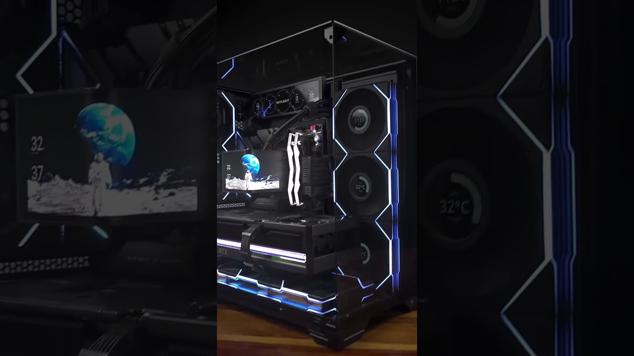 SKYLIGHT BLK Maximus &ndash; RTX 5090 Astral + R9 9950X3D Beast Mode Build! | Ultimate PC Showcase 2025