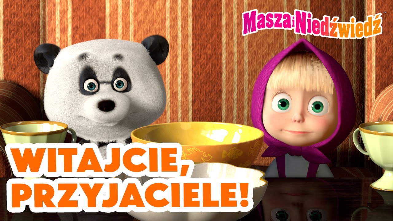 Masza i Niedźwiedź ✨ WItajcie,  przyjaciele! 👋🧑‍🤝‍🧑 Nowy odcinek ➡️ Już na kanale!