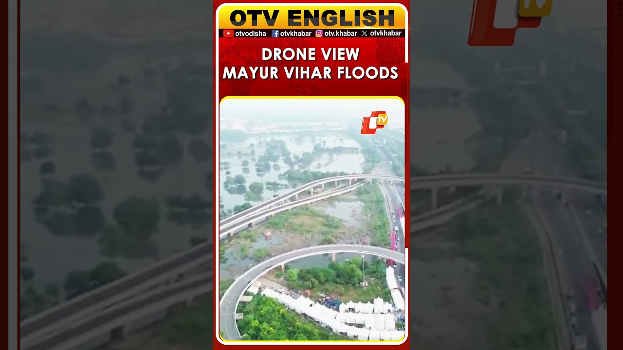 As Yamuna Floods Ease, Drone Captures Fresh Morning Scenes From Mayur Vihar