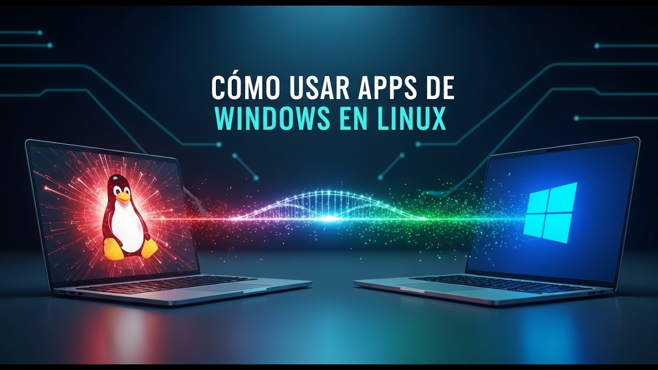 Ejecuta Apps de Windows en Linux | Sin VM ni Dual Boot