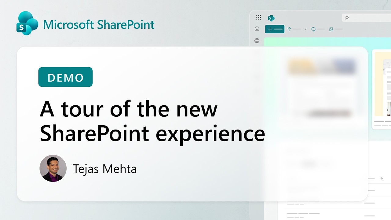 Обзор нового интерфейса SharePoint.