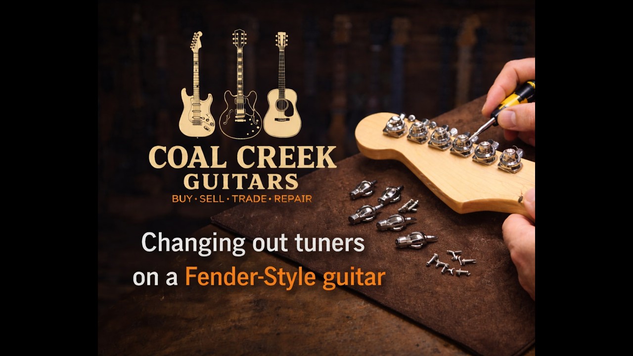How to change out tuners on a Fender Stratocaster/Telecaster