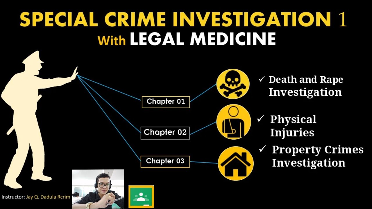 SPECIAL CRIME INVESTIGATION 01 with LEGAL MEDICINE