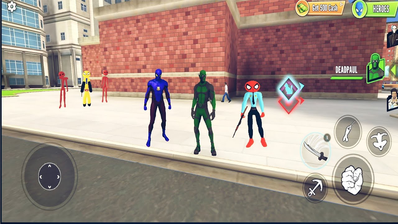 Spider Fighting Action Game | Deadpaul Fighting Abilities 4K Gameplay Simulator Mobile Gaming #13