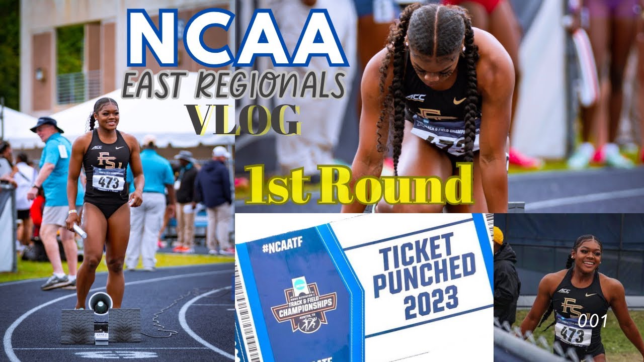 VLOG: NCAA EAST REGIONALS 1st Round (grwm, track practice, track meet vlog)