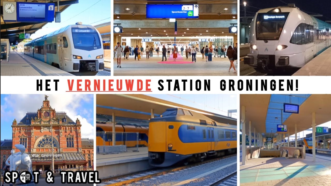 Station Groningen is vernieuwd...en het is indrukwekkend!! // Impressive Groningen station, 13-7-25!