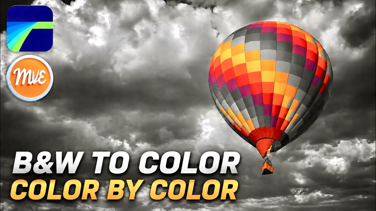 B&W to Color Progressing Transition - LumaFusion Tutorial (iOS, Android, ChromeOS)