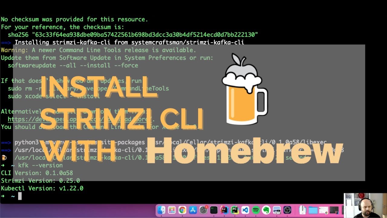 Installing Strimzi CLI with Homebrew