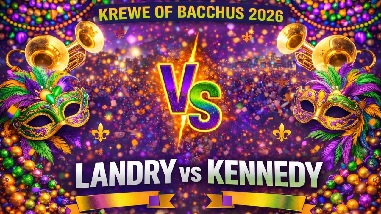 L.B. Landry vs John F. Kennedy | Krewe of Bacchus | 2.15.2026