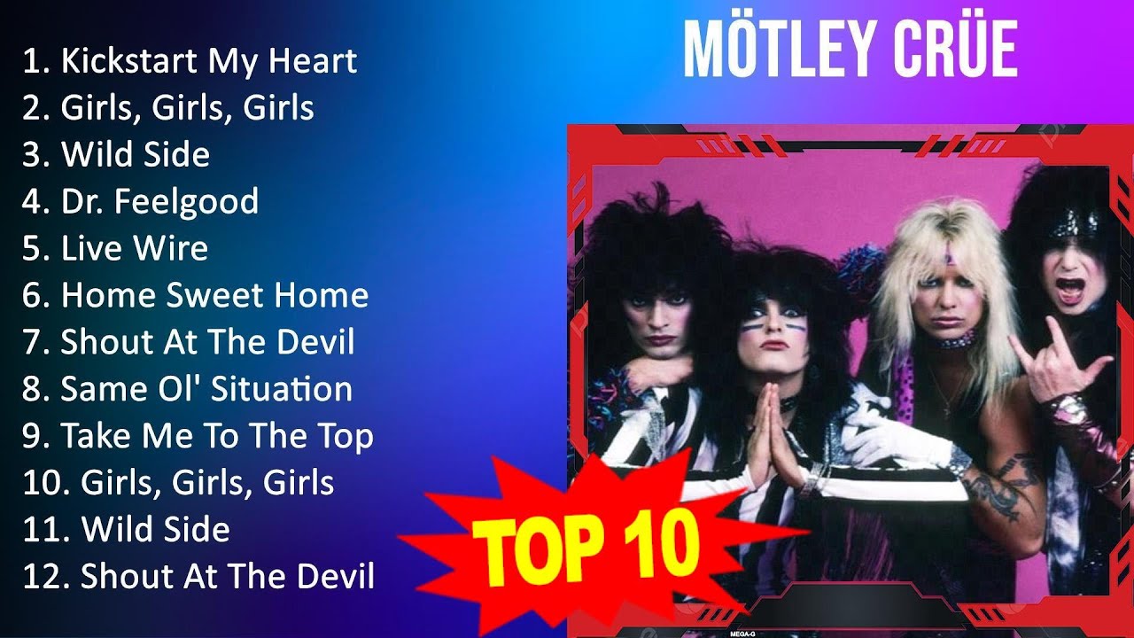 M &ouml; t l e y C r &uuml; e 2023 MIX - Top 10 Best Songs - Greatest Hits - Full Album