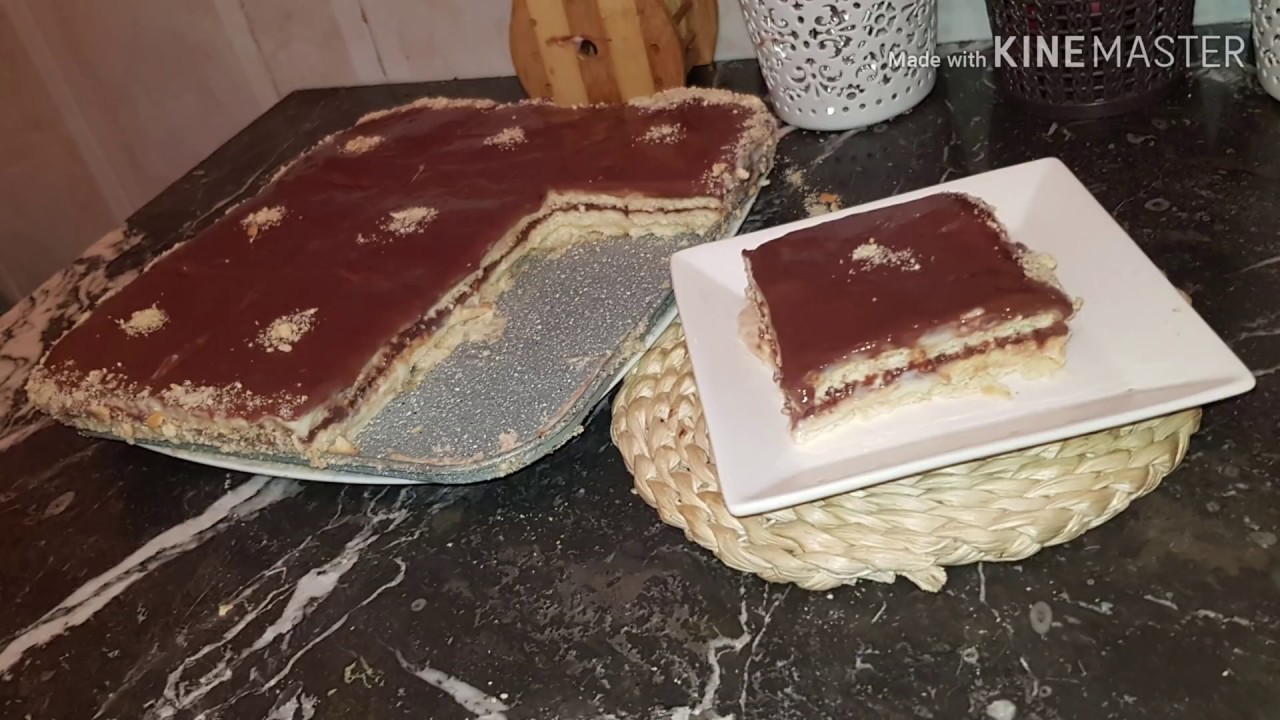 كيكة بدون فرن في10 دقائق بدون بيض برعي وليداتك سهلة وفي قمة الروعة 😋😍