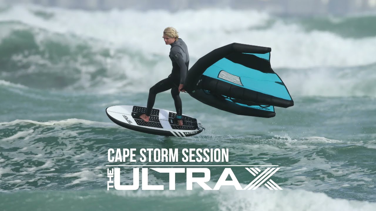 Crazy Wild Storm Wingsurf  Session at Big Bay South Africa