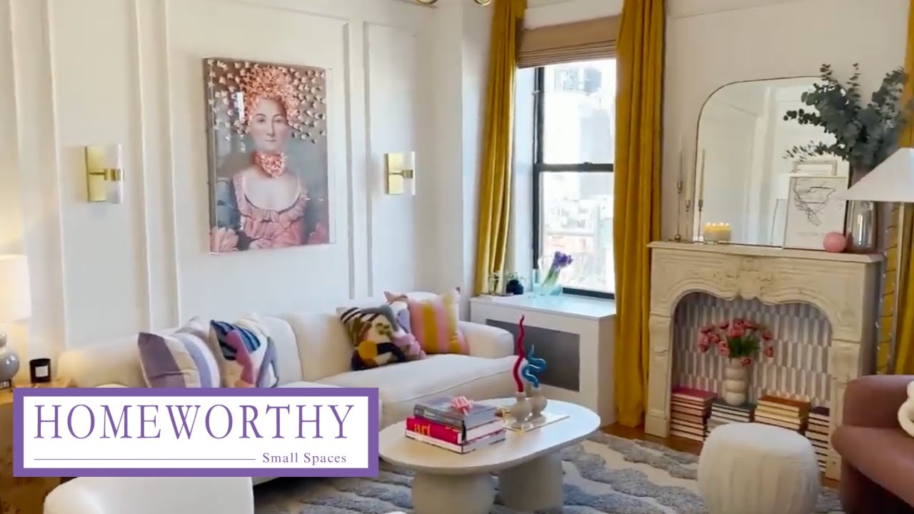 SMALL SPACE DESIGN | Inside Katelyn Sailor's NYC Apartment of Pastel Dreams
