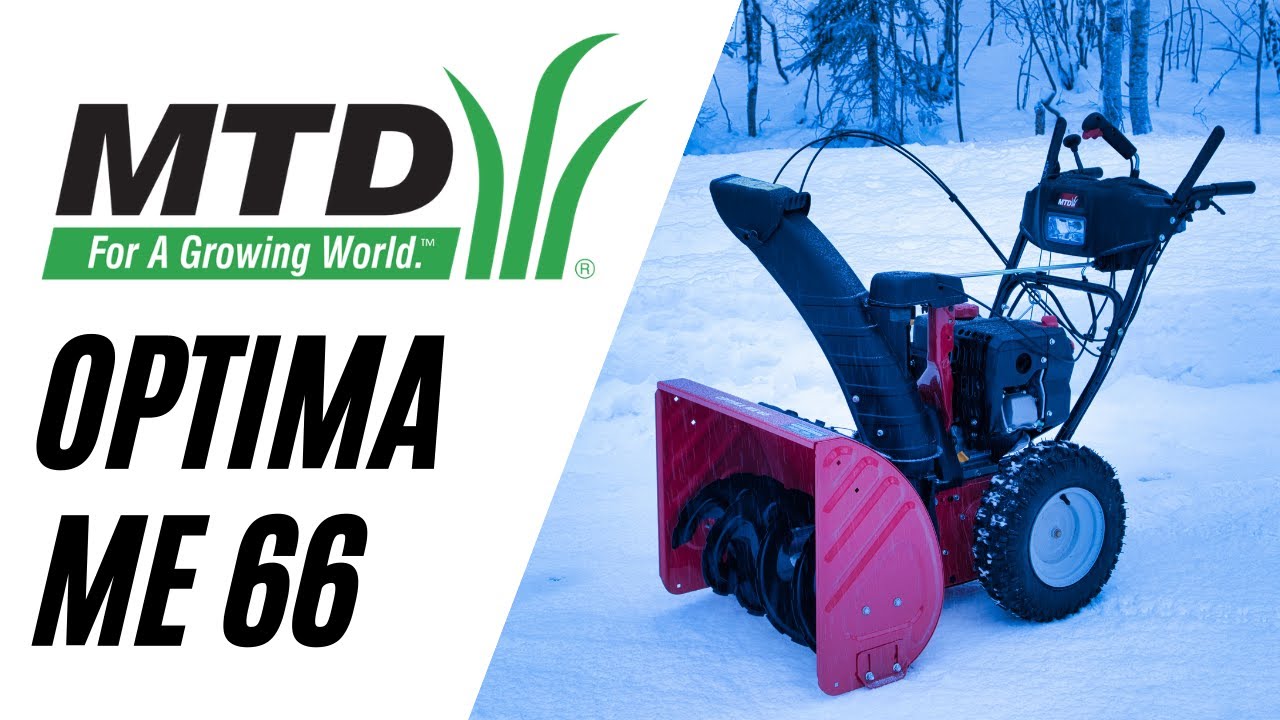 MTD Optima ME 66 Snøfreser - Kraftig Maskin Med 277cc Motor og 8HK (NO)