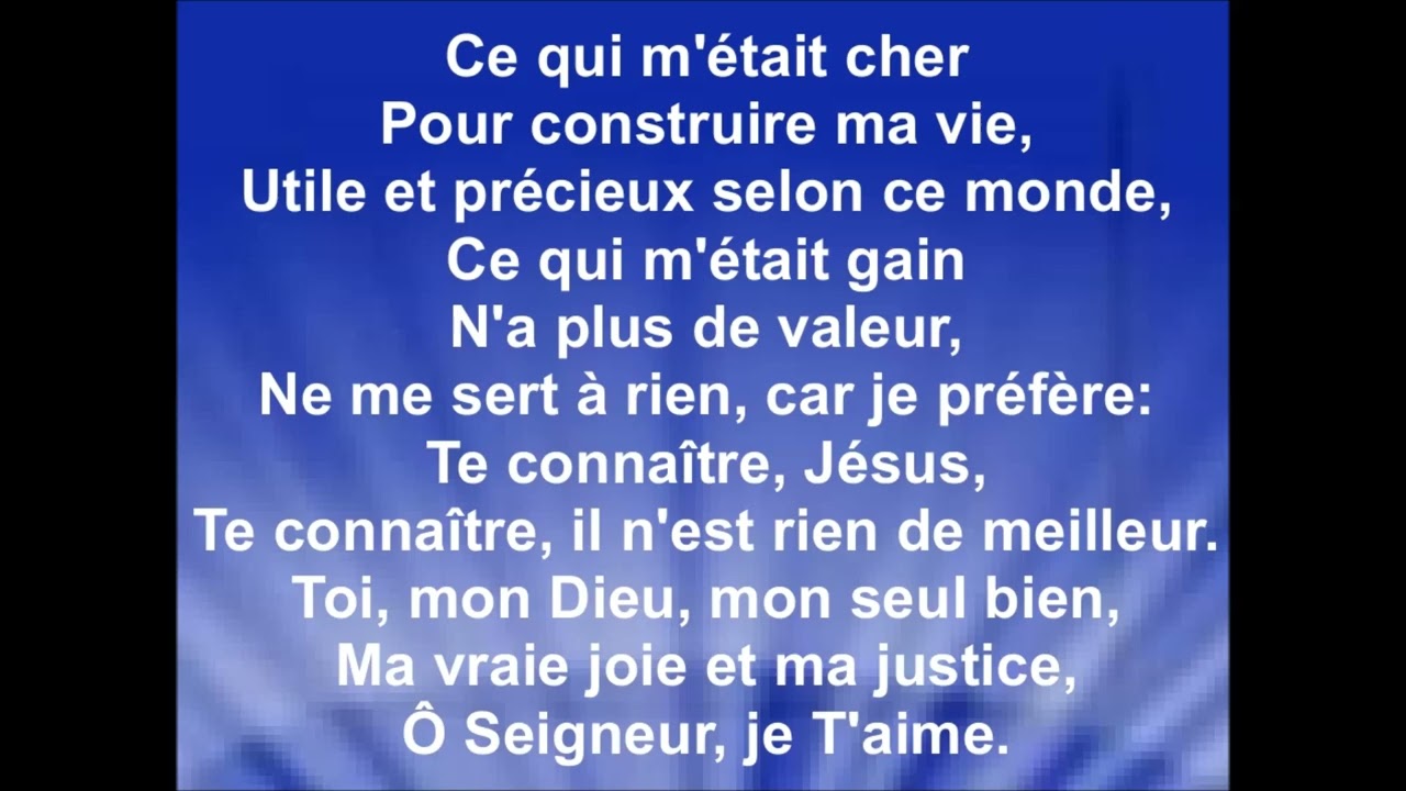 TE CONNAÎTRE - Jean Daniel Labrie (cover Graham Kendrick)