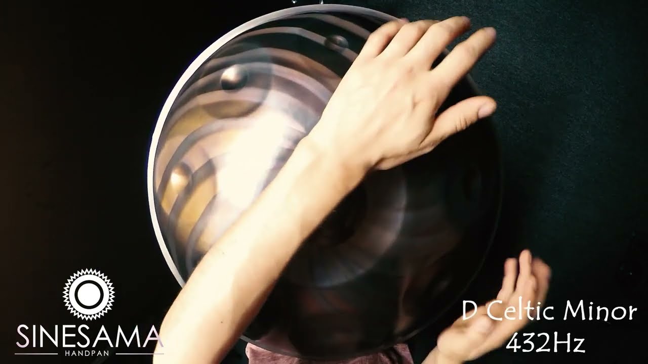 Sinesama Handpan D Celtic Minor 432Hz Ember Spiral