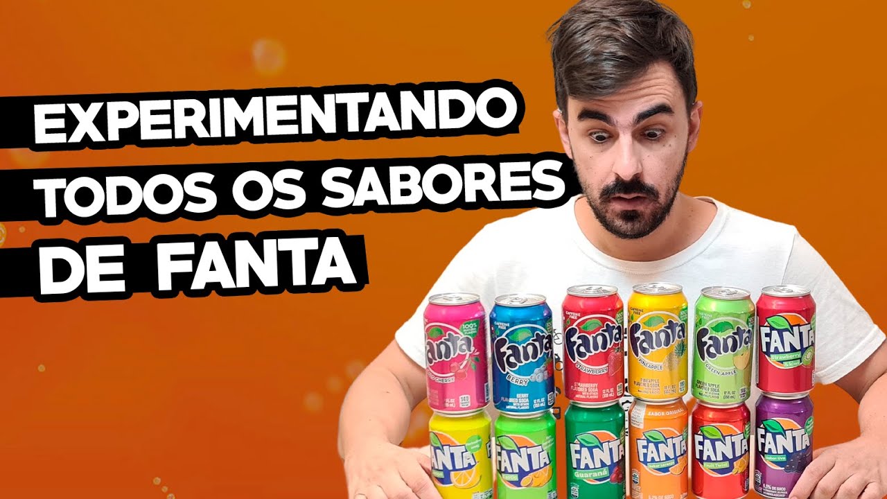EXPERIMENTANDO 12 SABORES de FANTA | PROVANDO FANTAS IMPORTADAS - FANTA MISTÉRIO
