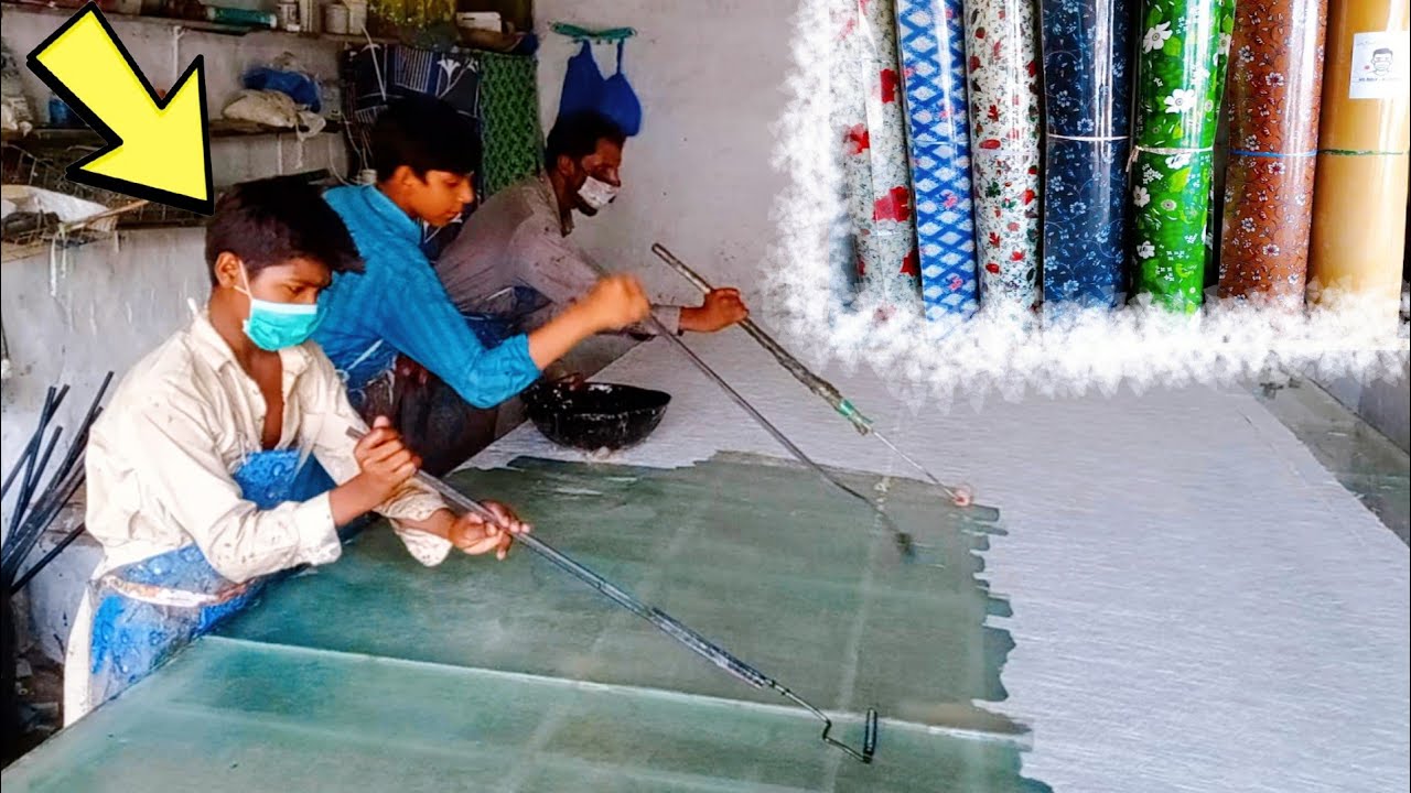 Small Boy Making a fiberglass Sheet by Fantastic Process | Making for Tanks,Shelters,Shed and Cabins