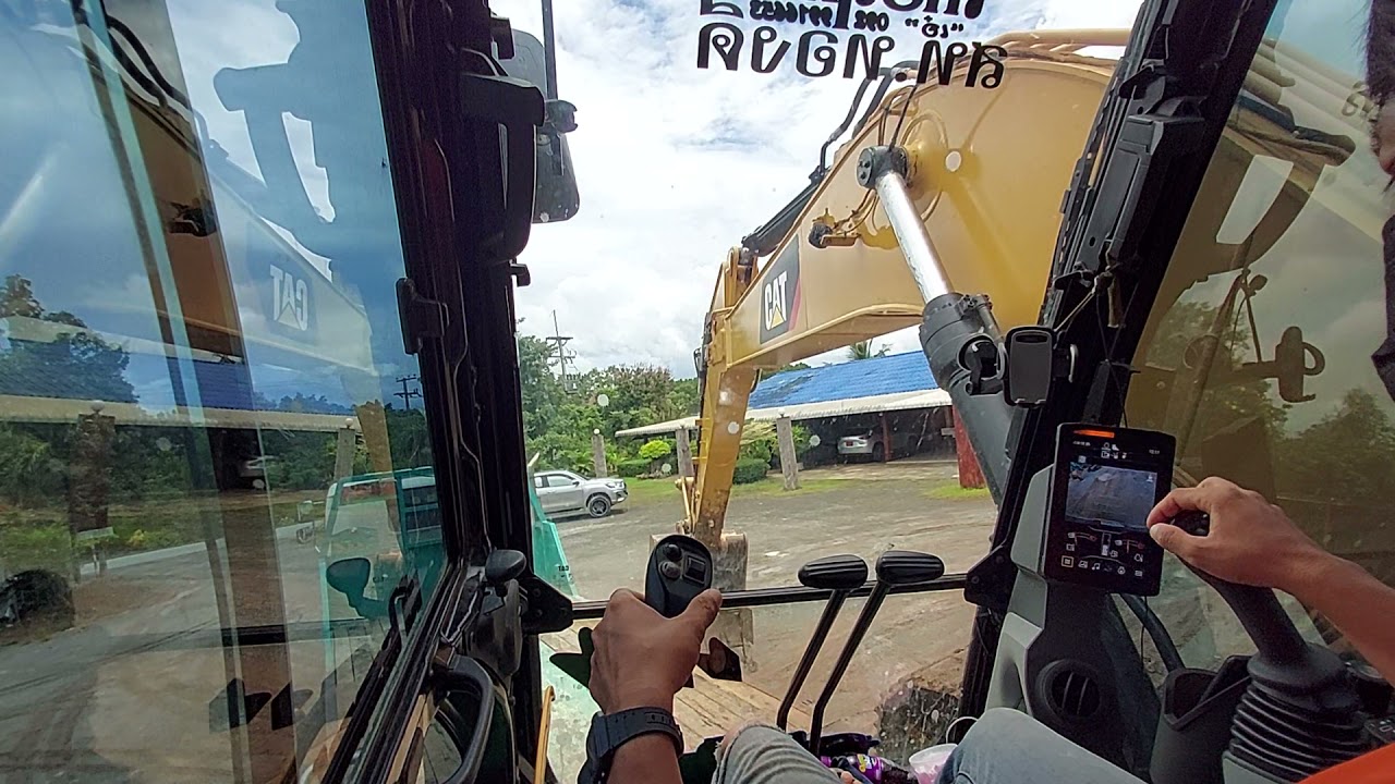 ยายเจ้า CAT 320 next gen ลงงานตีป่า