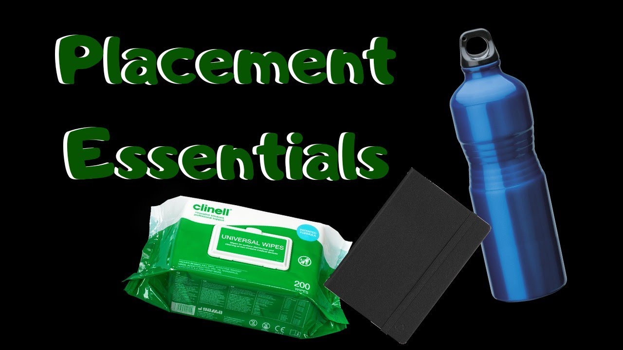 MY 5 ESSENTIALS FOR PLACEMENT AS A STUDENT PARAMEDIC.