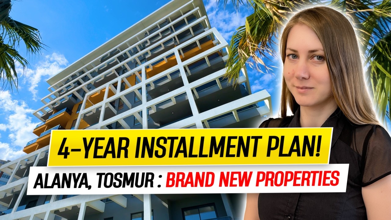 Installment Plan for 4 Years?! &mdash; Brand-New Comfort-Class Real Estate &mdash; Tosmur, Alanya, Turkey