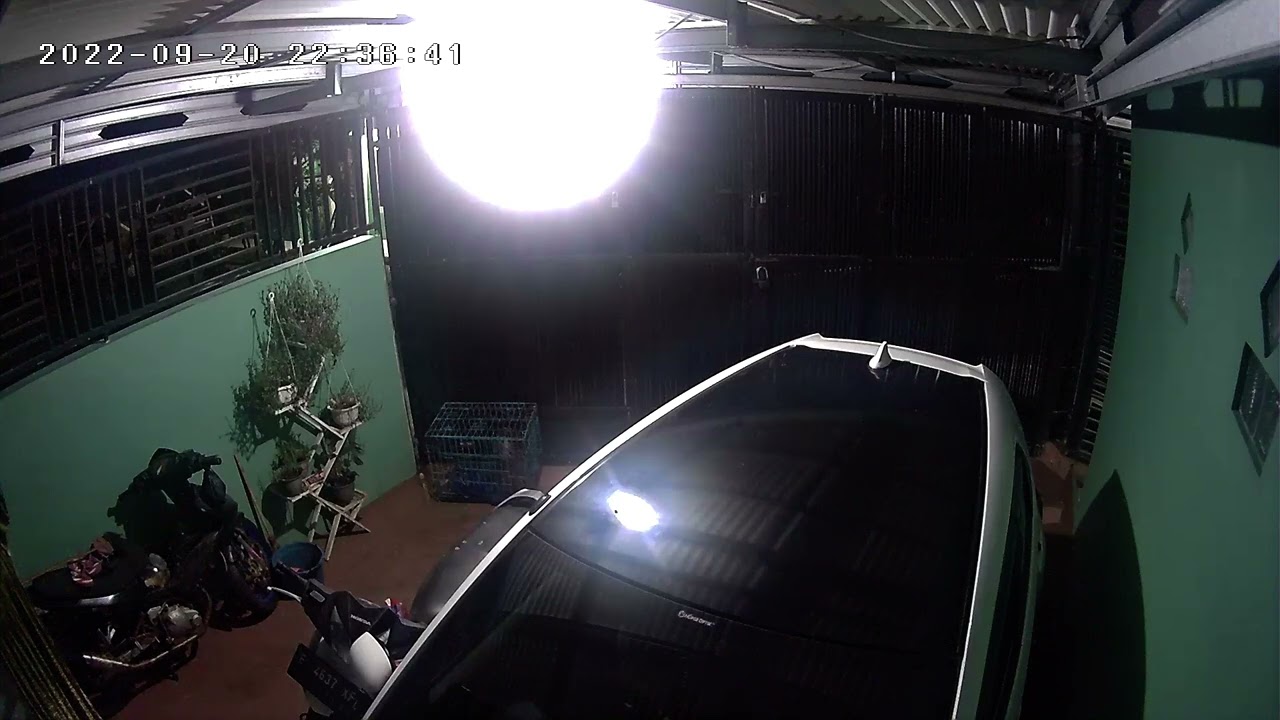Video Malam Kamera CCTV Bardi smart Outdoor | Hasil videonya lumayan Bagus untuk cctv 400ribuan