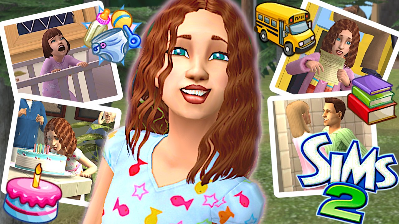 Я прошла через всё детство своего сима в Sims 2! // Sims 2 &mdash; ЛУЧШАЯ игра серии Sims!