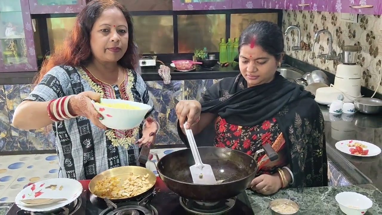Basanty polao ar masroom masala@mahuamaity#Mou kitchen#