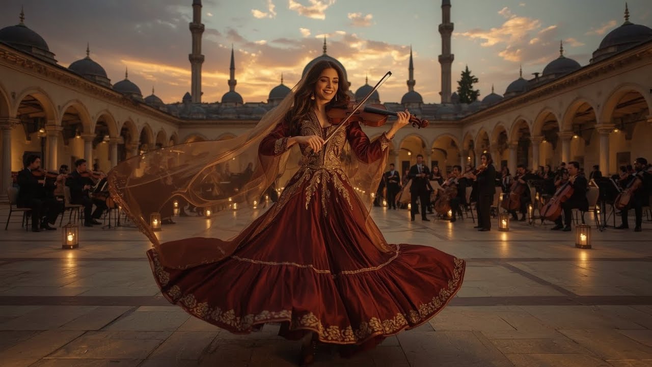 Relaxing Turkish Violin Music 🎻 - Beautiful Middle Eastern Orchestra Instrumental