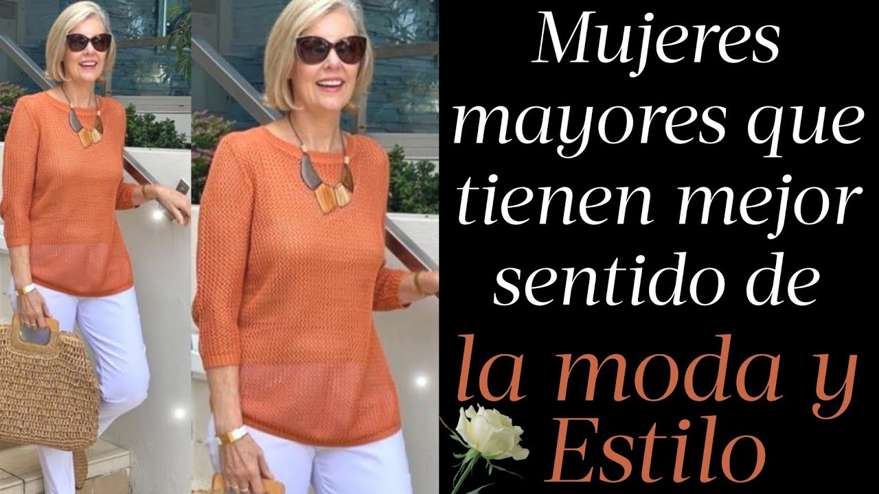 NO SE TRATA DE EDAD SE TRATA DE COMO ENVEJECES Y TE ARREGLAS MODA SEÑORAS OUTFITS MODERNOS