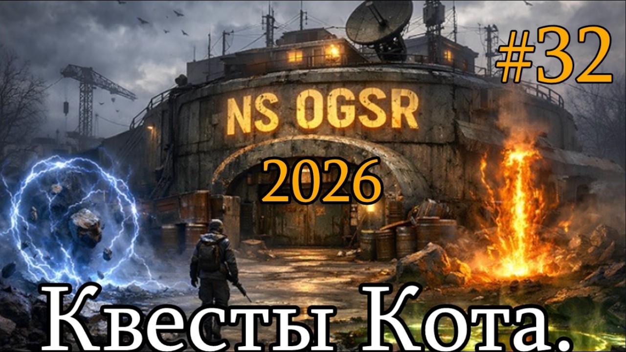 ☢ Сталкер NS OGSR 2026 ☢ #32. Квесты Кота. Поиски Чёрного Доктора.