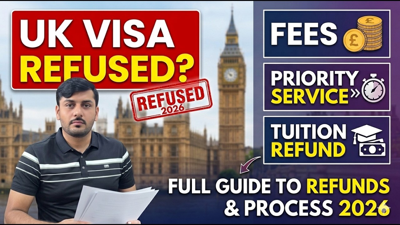 UK Visa Refused? 💸 Fees, Priority Service & Tuition Refund Explained 2026