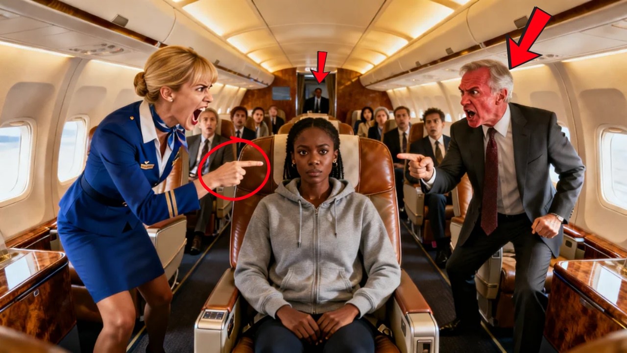 Racist Flight Attendant Refuses to Serve Black Woman in First Class —She Fired Everyone Involved..