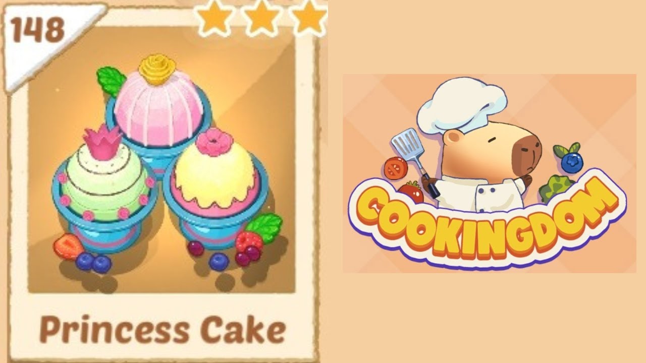 Cookingdom Level 148 Princess Cake | Game Walkthrough🎮