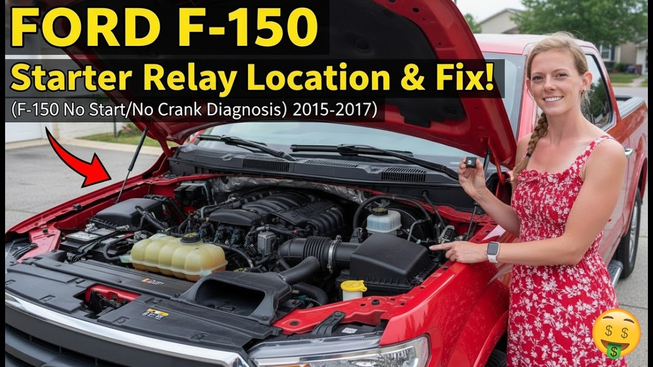 Расположение и устранение неисправности реле стартера на Ford F-150! (Диагностика проблемы с запу...