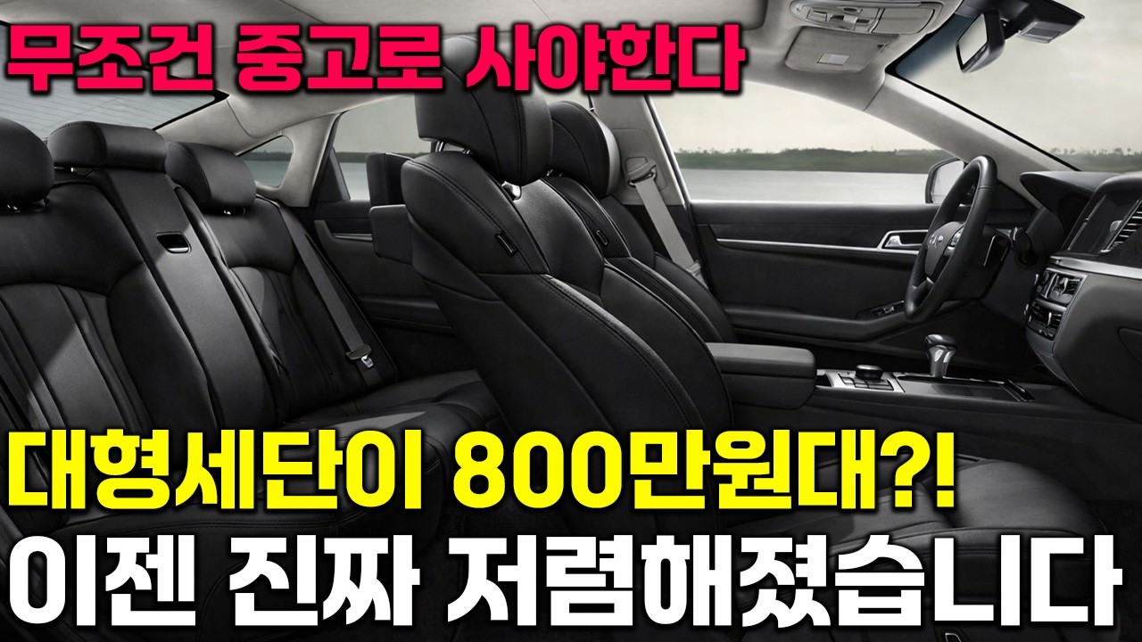 수리비 걱정 없는 명차가 풀 옵션에 800만원대?! 제발 이거 하세요!!