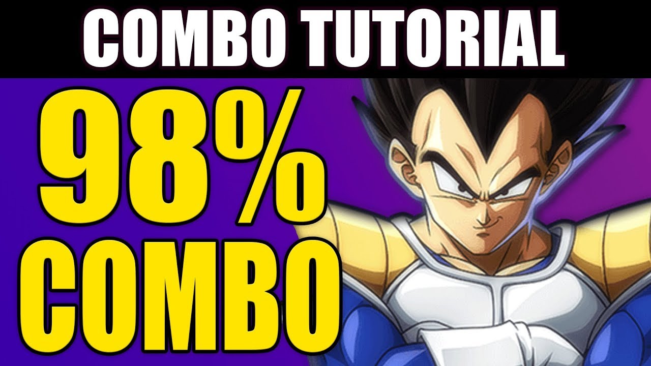 Dragon Ball FighterZ - BASE VEGETA 98% Combo Tutorial - Crazy Damage!