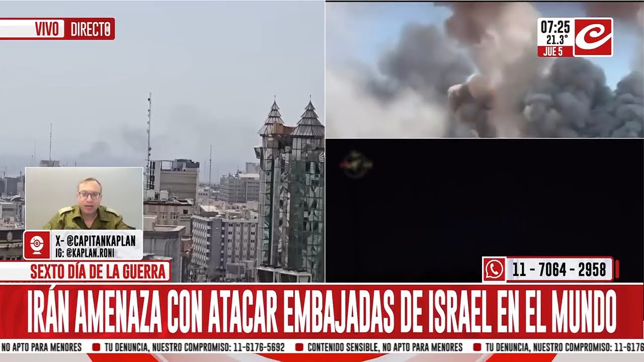 Sexto día de la guerra: habla capitán israelí