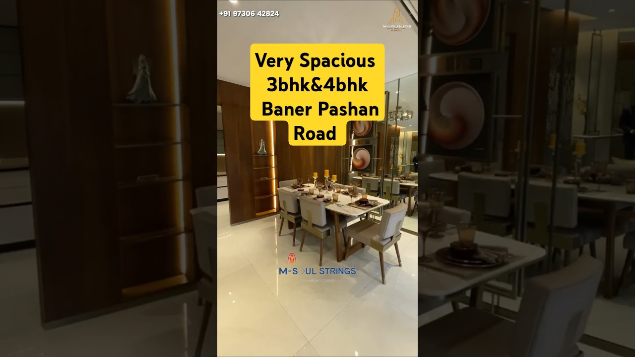 M-SOULSTRING 3 BHK AND 4 BHK FLATS FOR SALE IN PASHAN NEAR BANER HILLS